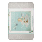 Klein Meisje Badkamer Decor Fairies in Teacup Art Badmat (Voorkant Verticaal)