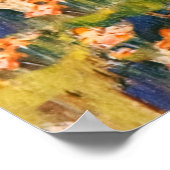 Klein meisje bloemrijke vintage illustratie Heidi Poster (Hoek)