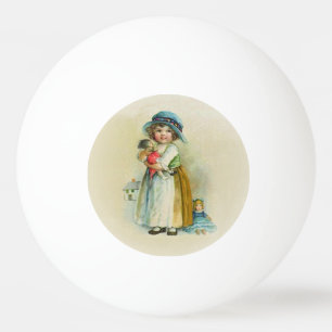 klein meisje Chubby Cheeks Pet Dolls Pingpongbal