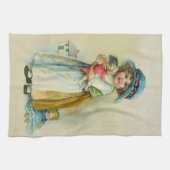  klein meisje Chubby Cheeks Pet Dolls Theedoek (Horizontaal)