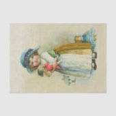  klein meisje Chubby Cheeks Pet Dolls Tissuepapier (Voorkant)