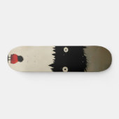 Klein meisje en het monster persoonlijk skateboard (Horizontaal)