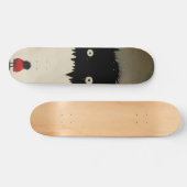 Klein meisje en het monster persoonlijk skateboard (Horizontaal)