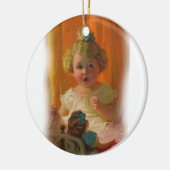  klein meisje en pop Ornament (Links)
