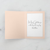 Klein meisje in Daisy Field Kaart (Binnen)