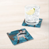 Klein meisje in een blauwe stoel, Cassatt Kartonnen Onderzetters (Insitu)