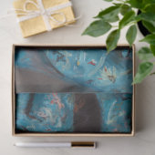 Klein meisje in een blauwe stoel, Cassatt Tissuepapier (Geschenk)