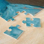 Klein meisje in een blauwe stoel door Mary Cassatt Legpuzzel (Zijkant)