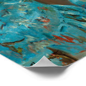 Klein meisje in een blauwe stoel door Mary Cassatt Poster (Hoek)