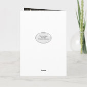 Klein meisje kijken vakantie vuurwerk kaart (Achterkant)