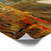 Klein meisje, lezen door Berthe Morisot Poster (Hoek)