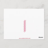  klein meisje maakt Valentijn Briefkaart (Achterkant)