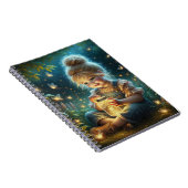 Klein meisje met bliksembugs notitieboek (Rechterzijde)