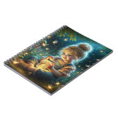 Klein meisje met bliksembugs notitieboek (Linkerzijde)