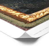 Klein meisje met bloemen (40319) poster (Hoek)