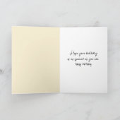 Klein meisje met kalf in schuur kaart (Binnen)