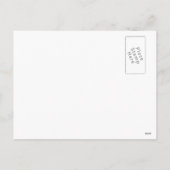 Klein meisje met kerstboom  briefkaart (Achterkant)