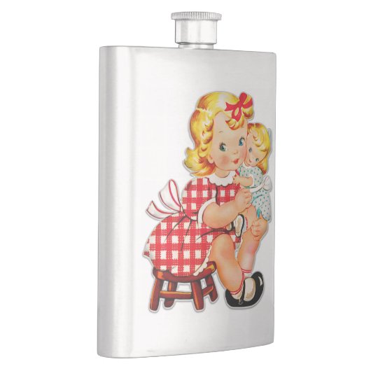 Klein meisje met  pop flacon (Rechts)