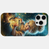 Klein meisje met potje vuurvliegjes Case-Mate iPhone case (Achterkant (horizontaal))