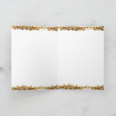  klein meisje met roze rozen in haar haar kaart (Binnen)