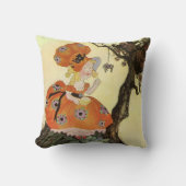 Klein Meisje Muffet & Spin, Klassieke Moeder de Ga Kussen (Voorkant)