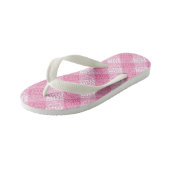 Klein Meisje Prinses | Roze Patroon Kinder Teenslippers (Schuin)