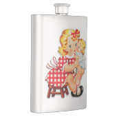 Klein meisje retro vintage pop kind flacon (Rechts)