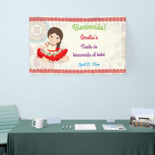 Klein meisje Spaanse jurk Niña Spandoek (Beurs)