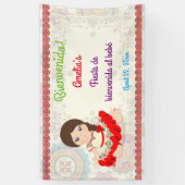 Klein meisje Spaanse jurk Niña Spandoek (Verticaal)