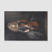 Klein meisje spelen cello 1 decoupage papier (Voorkant)