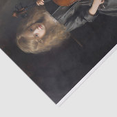 Klein meisje spelen cello 1 decoupage papier (Detail)