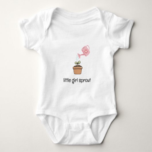 Klein Meisje Spruit Romper (Voorkant)