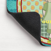 Klein meisje verpleegster muismat (Hoek)