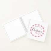 Klein meisje's eerste jaartal en pap blanco journa notitieboek (Binnen)