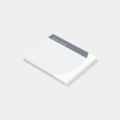 Klein metaal elke tekst en kleur post-it® notes (Schuin)