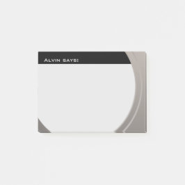 Klein metaal  elke tekst en kleur post-it® notes