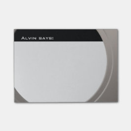 Klein metaal elke tekst en kleur post-it® notes