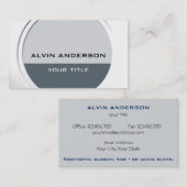 Klein metaal  elke tekst en kleur visitekaartje (Voorkant / Achterkant)