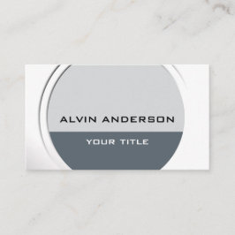 Klein metaal  elke tekst en kleur visitekaartje