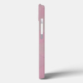 Klein, modern, metalen roze Case-Mate iPhone case (Achterkant / Links)