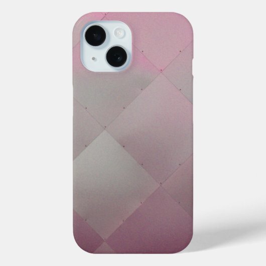 Klein, modern, metalen roze Case-Mate iPhone case (Achterkant)