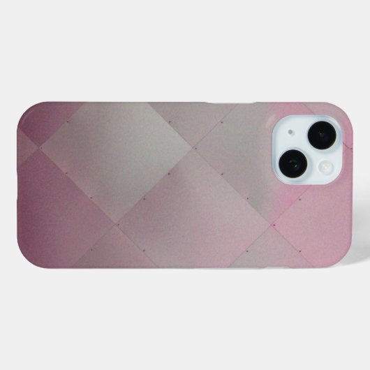 Klein, modern, metalen roze Case-Mate iPhone case (Achterkant (horizontaal))