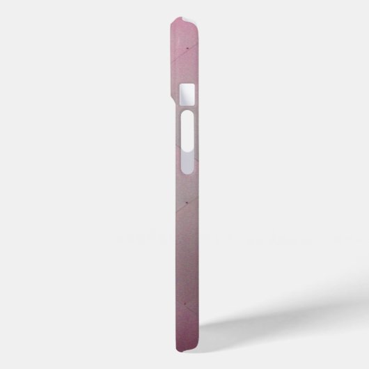 Klein, modern, metalen roze Case-Mate iPhone case (Achterkant / Links)