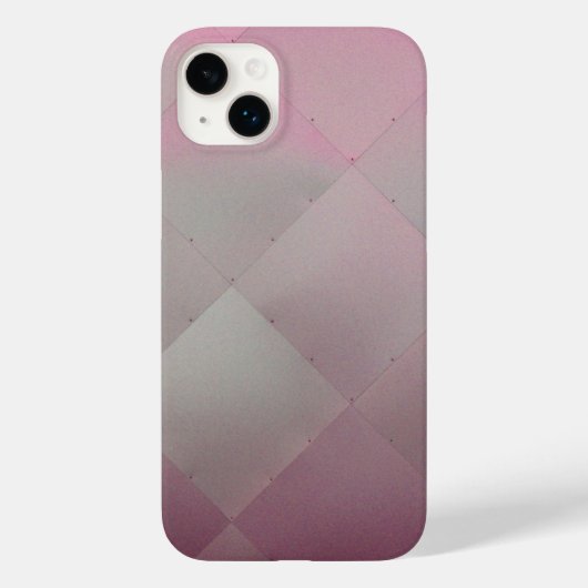 Klein, modern, metalen roze Case-Mate iPhone case (Achterkant)
