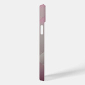 Klein, modern, metalen roze Case-Mate iPhone case (Achterkant / Rechts)