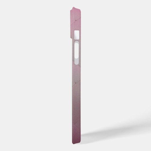 Klein, modern, metalen roze Case-Mate iPhone case (Achterkant / Links)