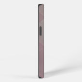 Klein, modern, metalen roze iPhone hoesje (Rechterkant)