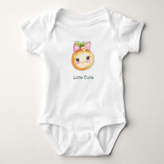 Klein moppie baby body pak romper (Voorkant)