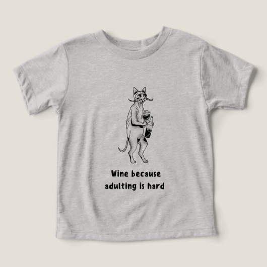 Klein Moppie Baby Meisje T-Shirt (Design voorkant)