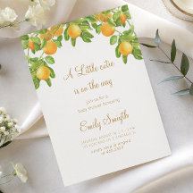 Klein Moppie Citrus Sinaasappel Baby Shower Feest